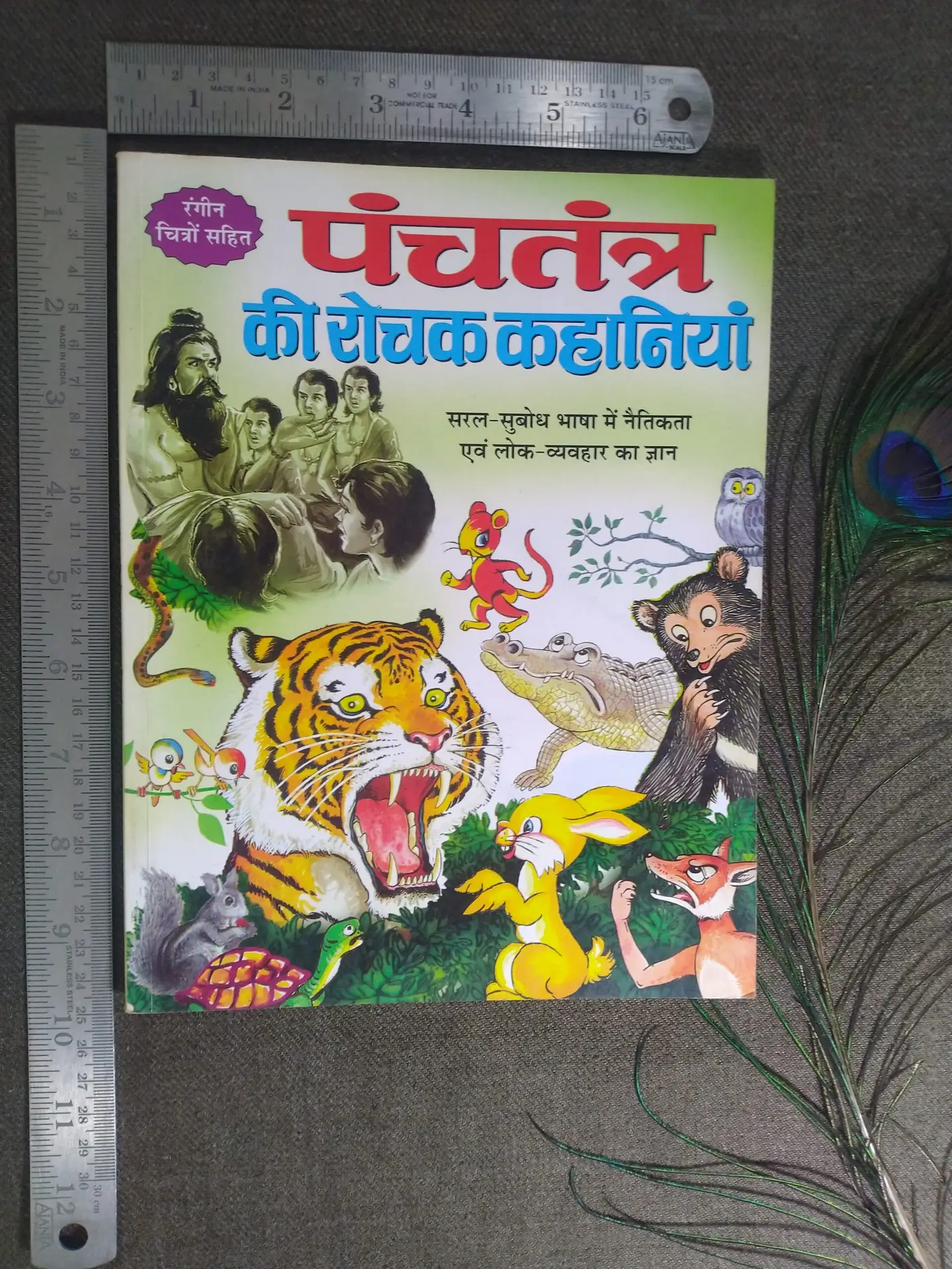 Panchatantra, Children's Stories, Moral Tales, Illustrated Books, Hindi Literature